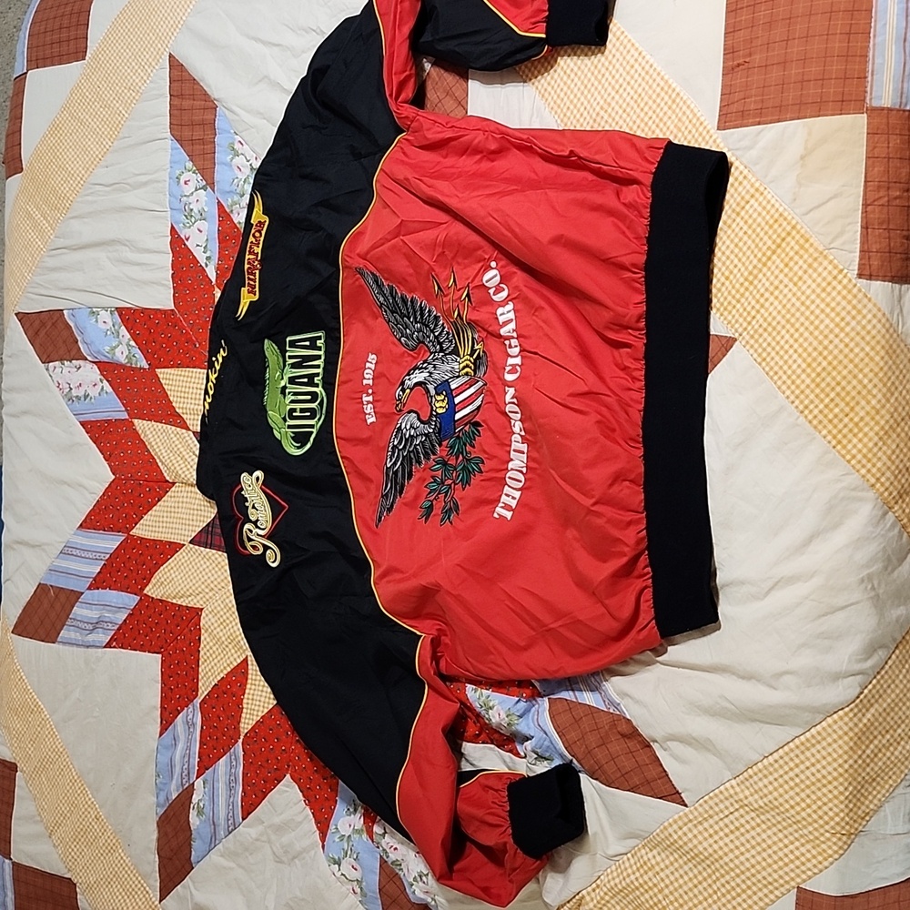 THOMPSON CIGAR CO. Tampa, Florida Est. 1915 Embroidery Patch Jacket. WILD